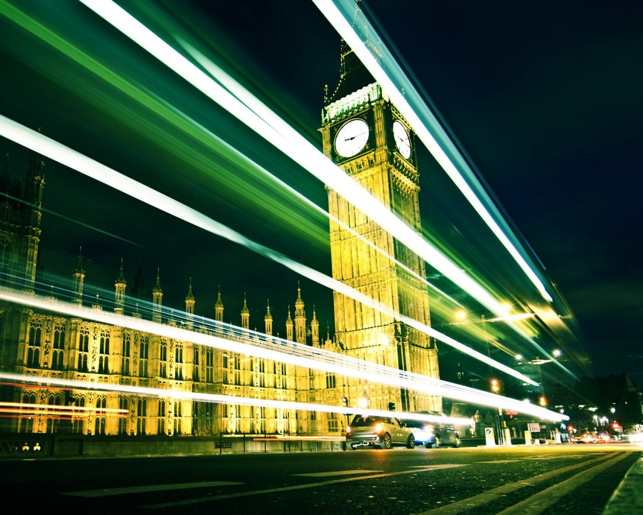 Лондон на скорости обои
