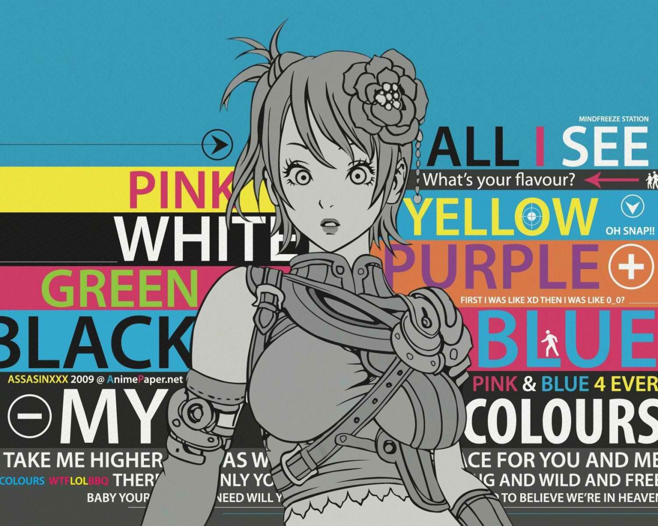 Раскрась её обои