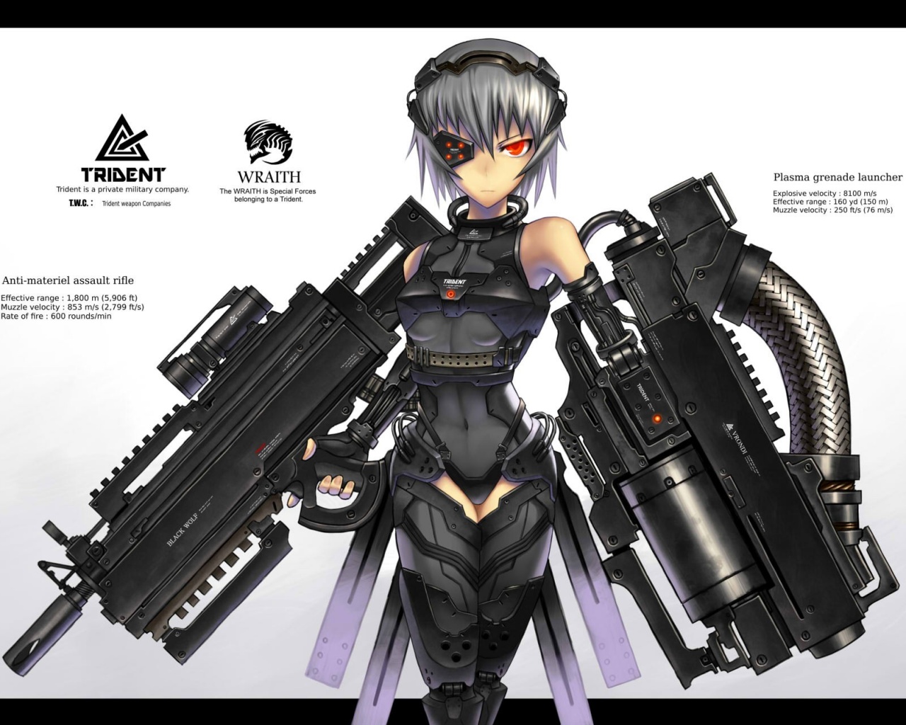 Девушка с оружием обои