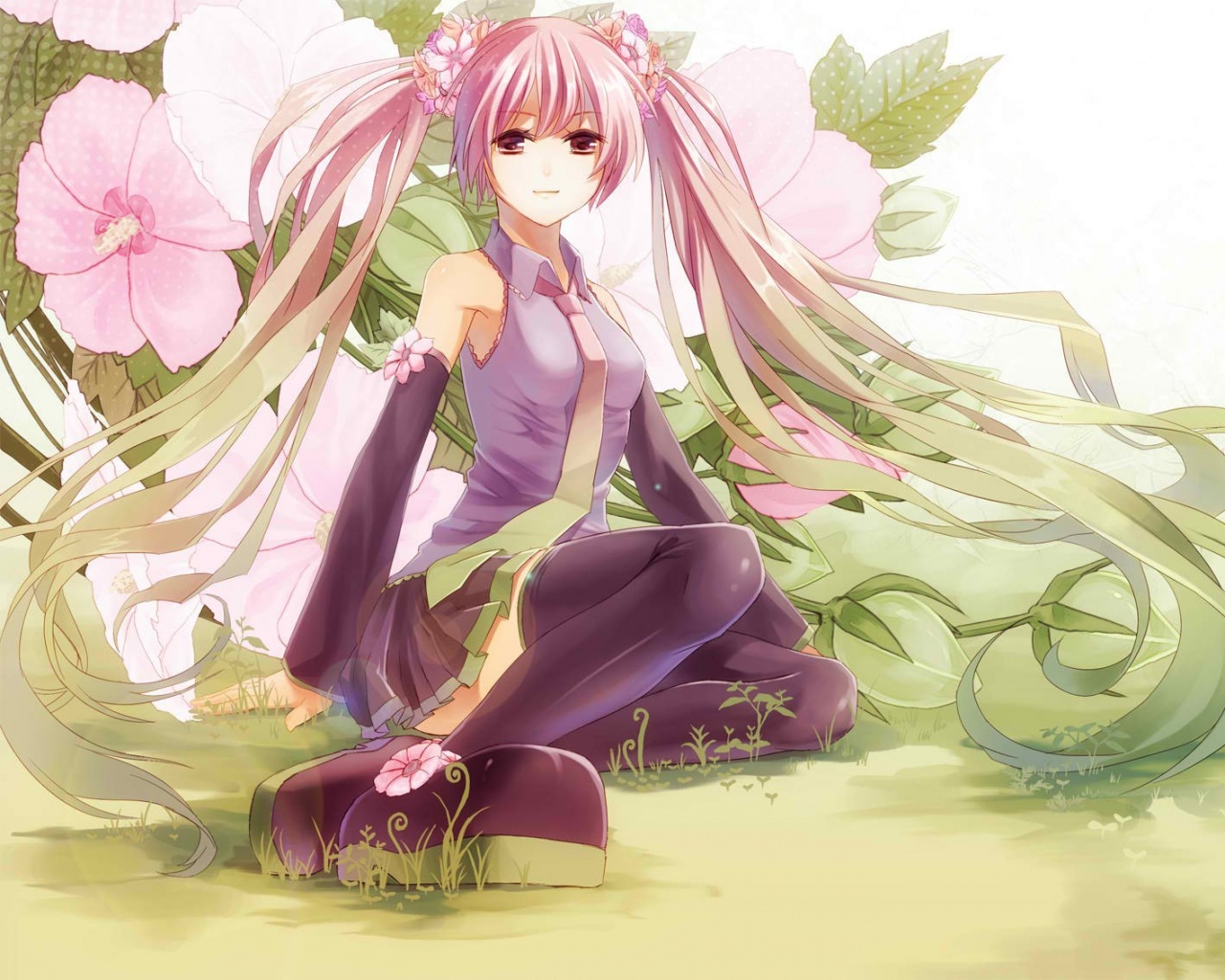 Девушка с красивыми волосами обои