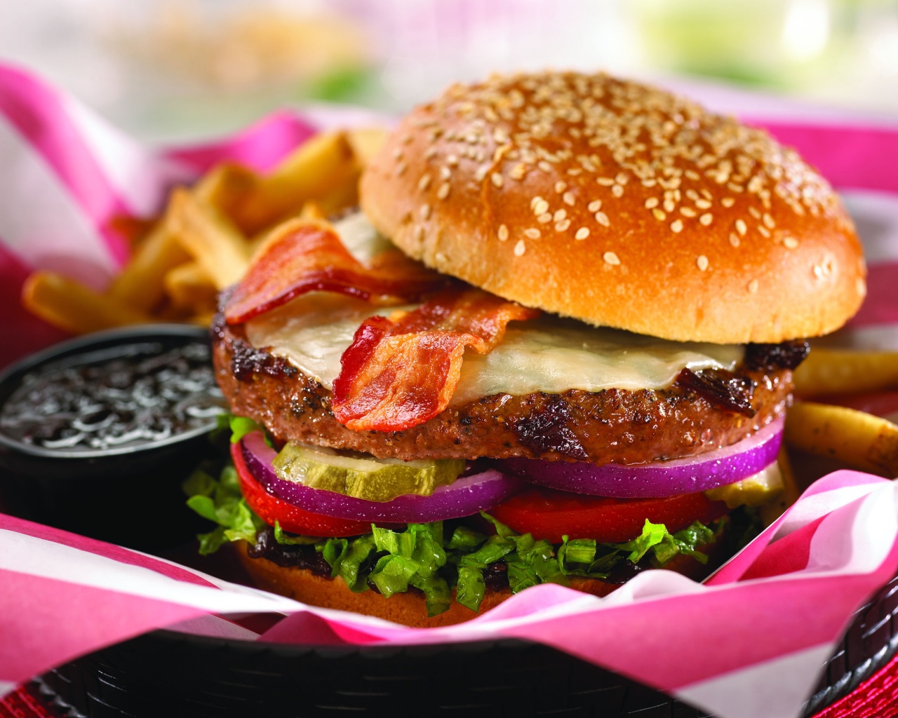 Вкусный сэндвич обои