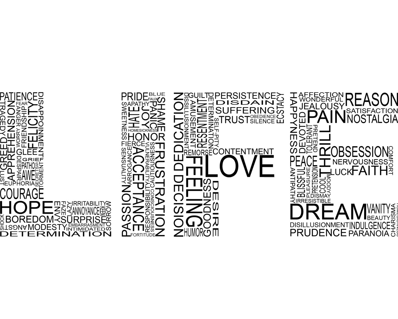 Жизнь в словах обои