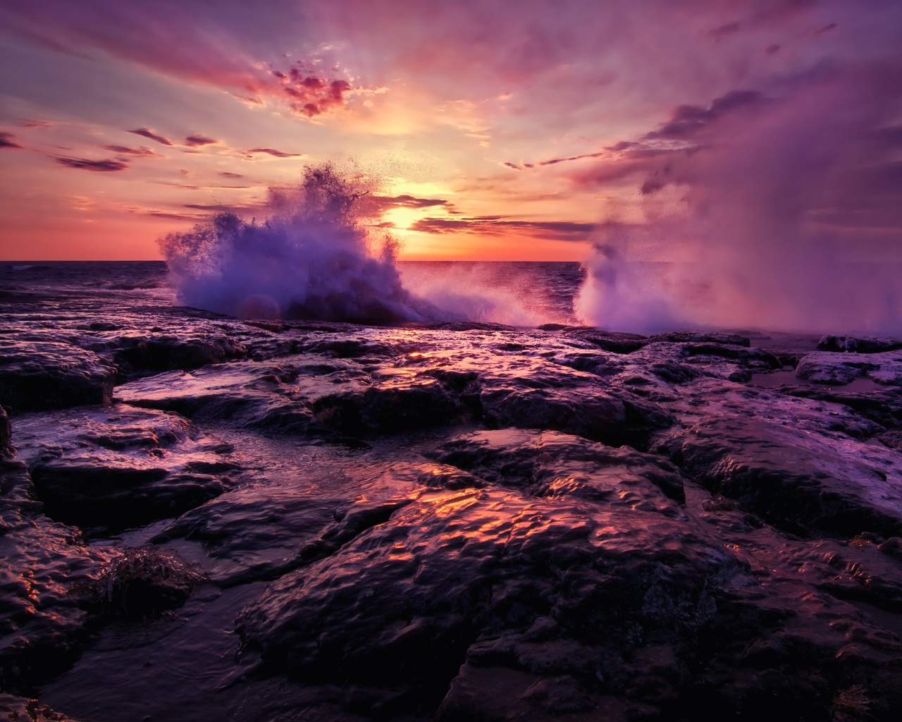 Потрясающие волны обои