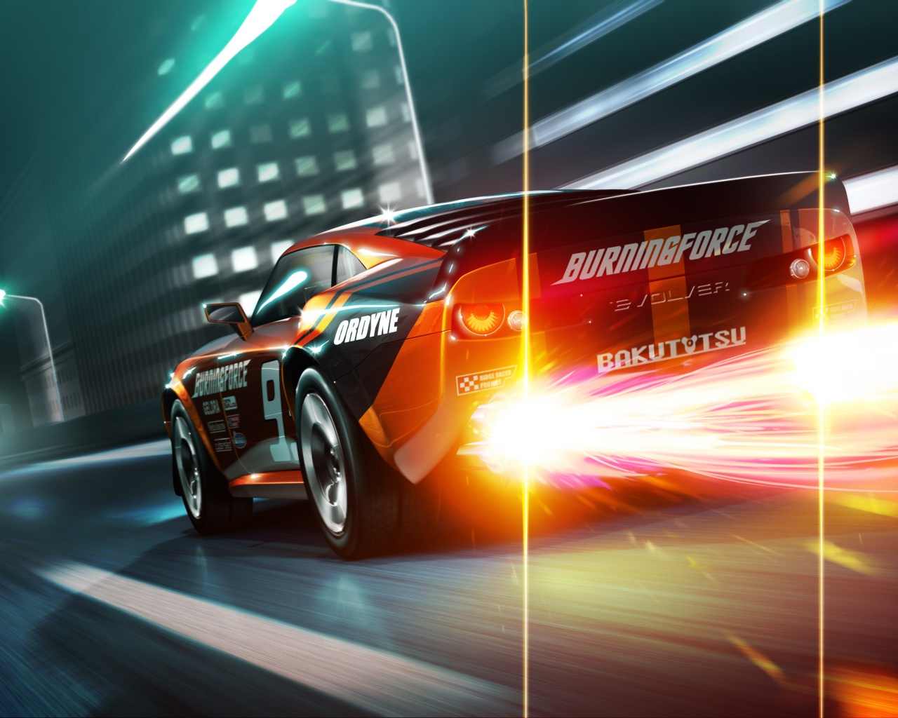 Ночное нитро обои