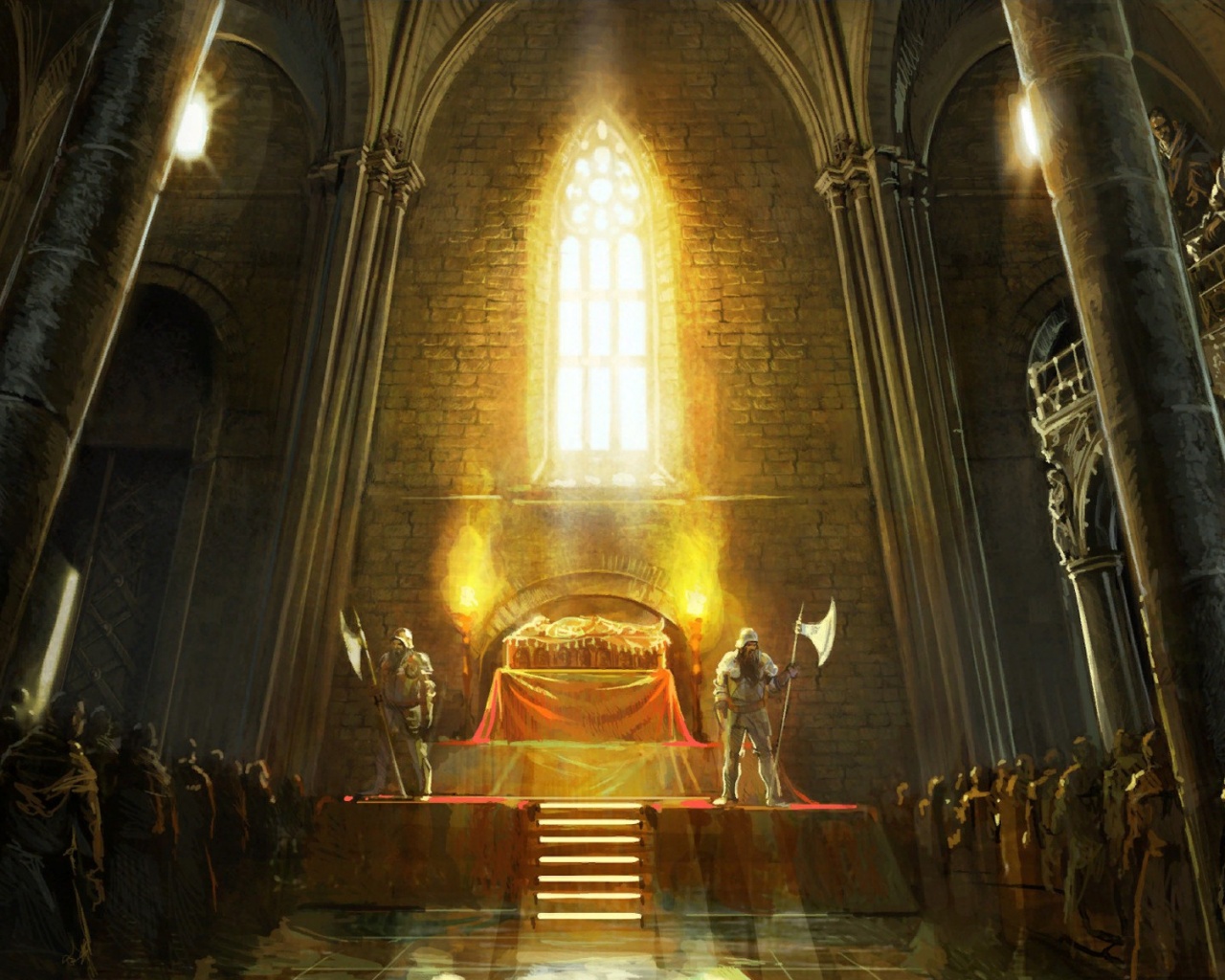 Обитель Ордена Пылающей Розы обои