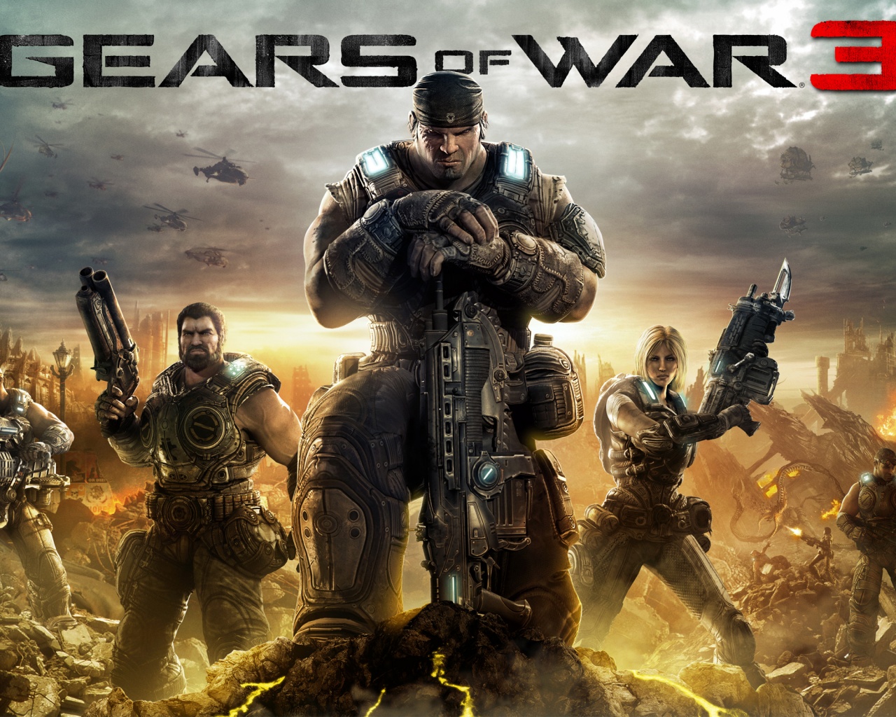 Gears of War 3 обои