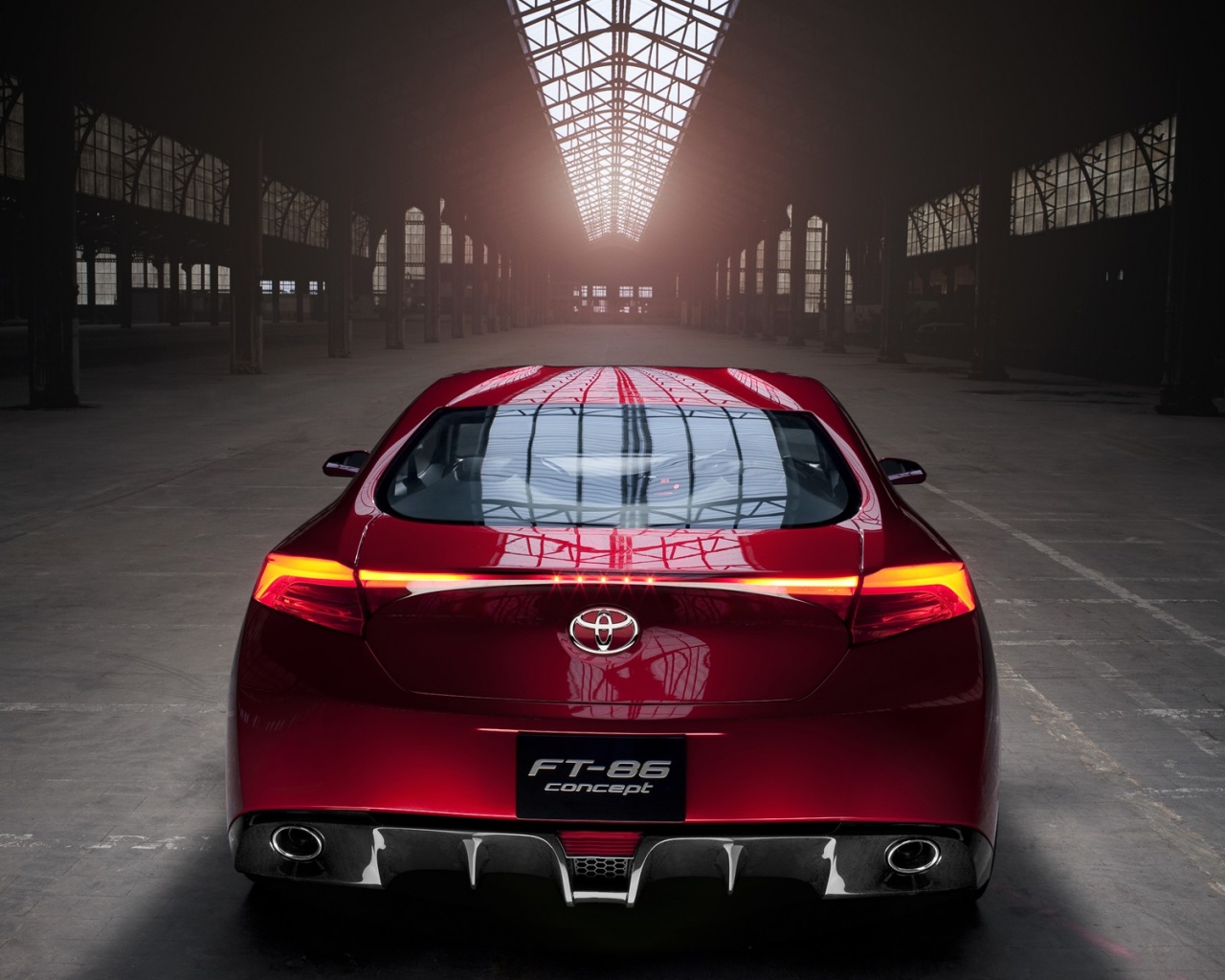 Концепт спортивной тойоты обои