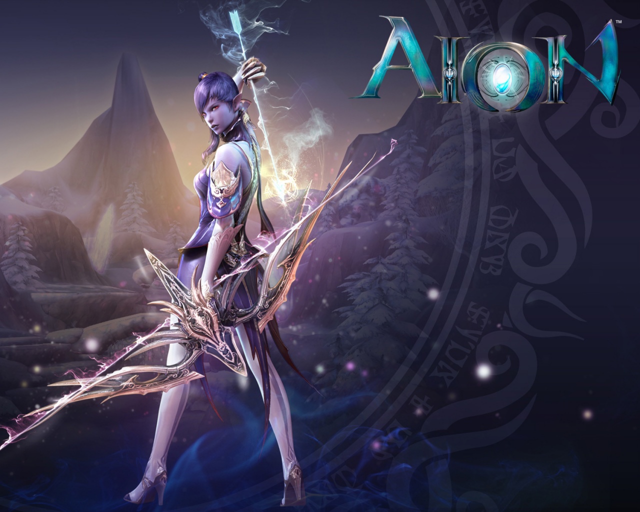 Эльфийка из Aion обои