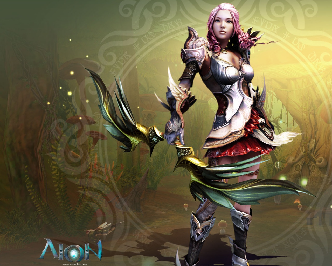 Лучница из Aion обои