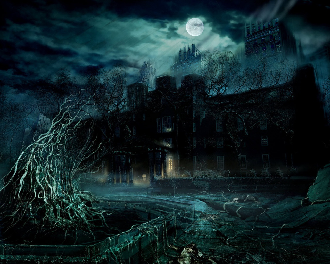 Страшный дом обои