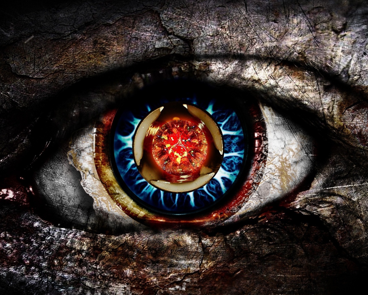 Каменный глаз обои