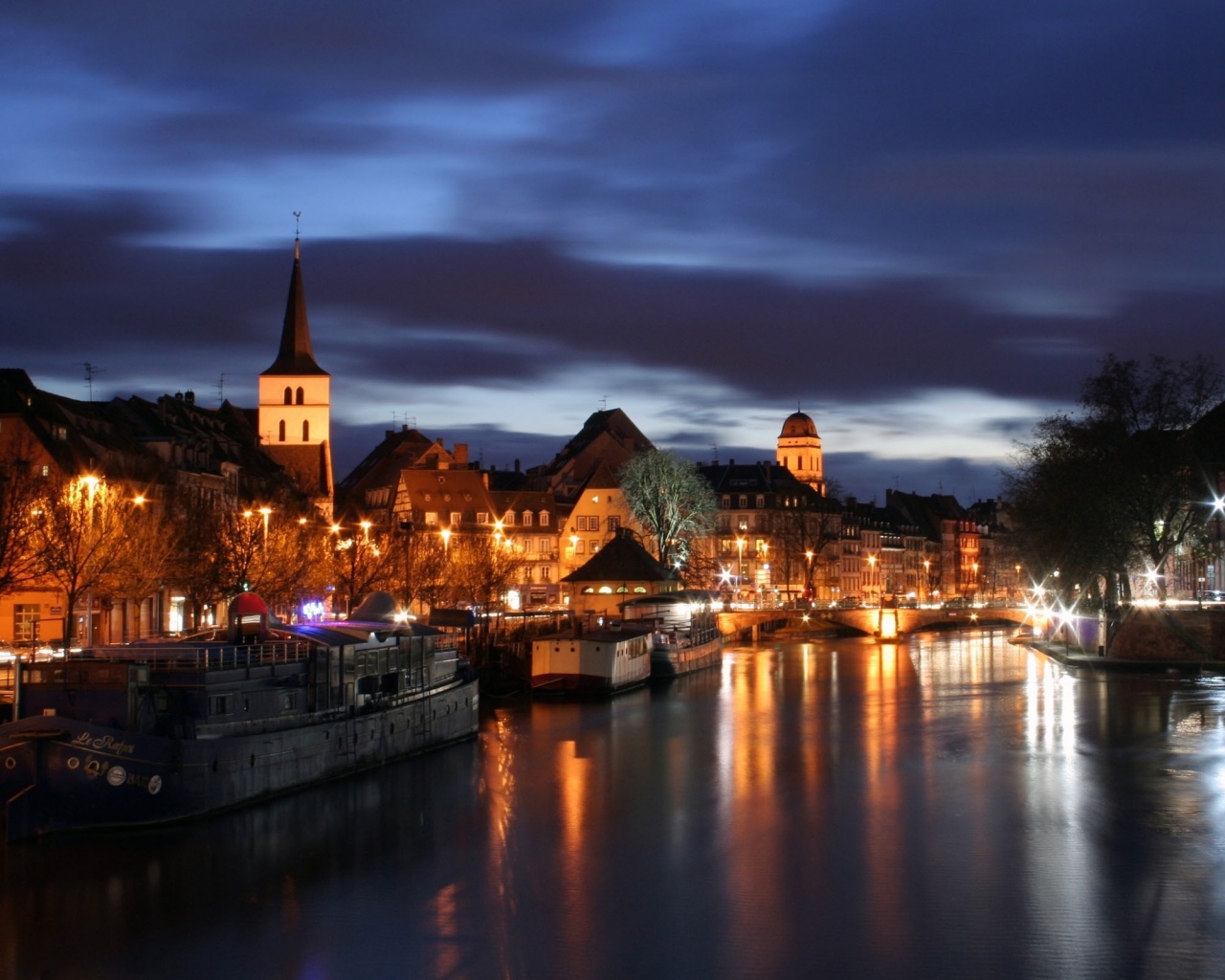 Город Страсбург обои