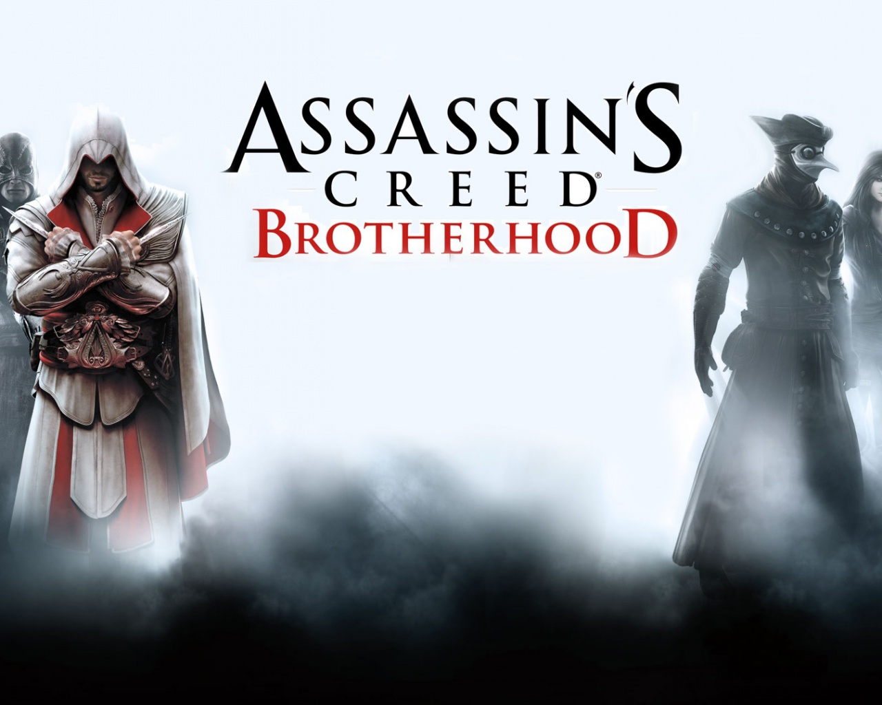 Персонажи игры Assasin"s Creed Brotherhood обои