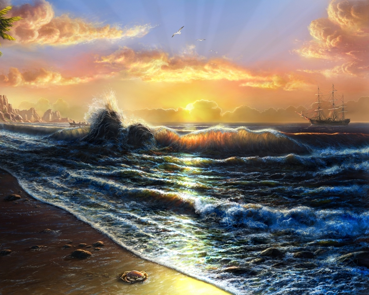 Далекие берега обои