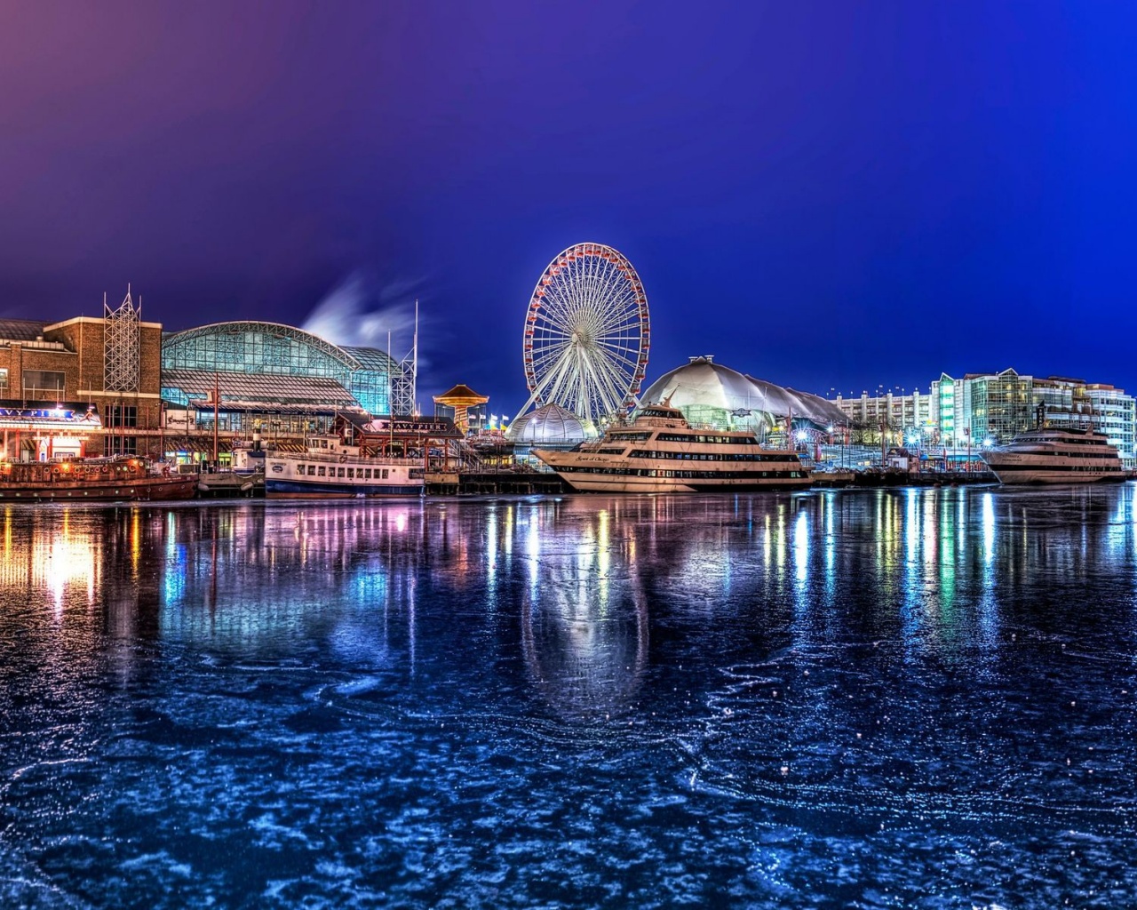 Причал для яхт обои