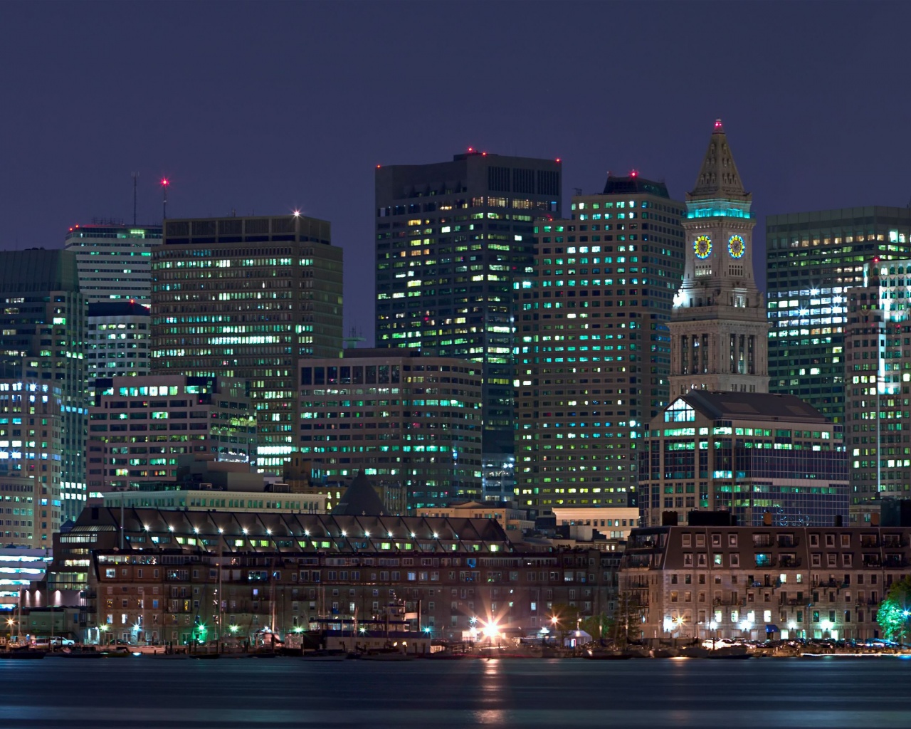 Панорама города обои