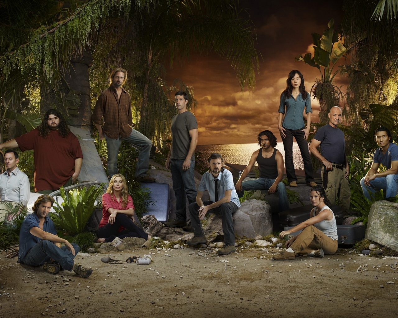 Герои сериала LOST обои