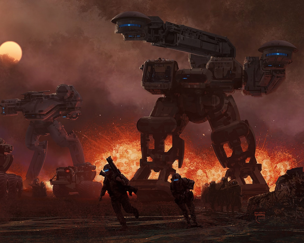 Война будущего обои