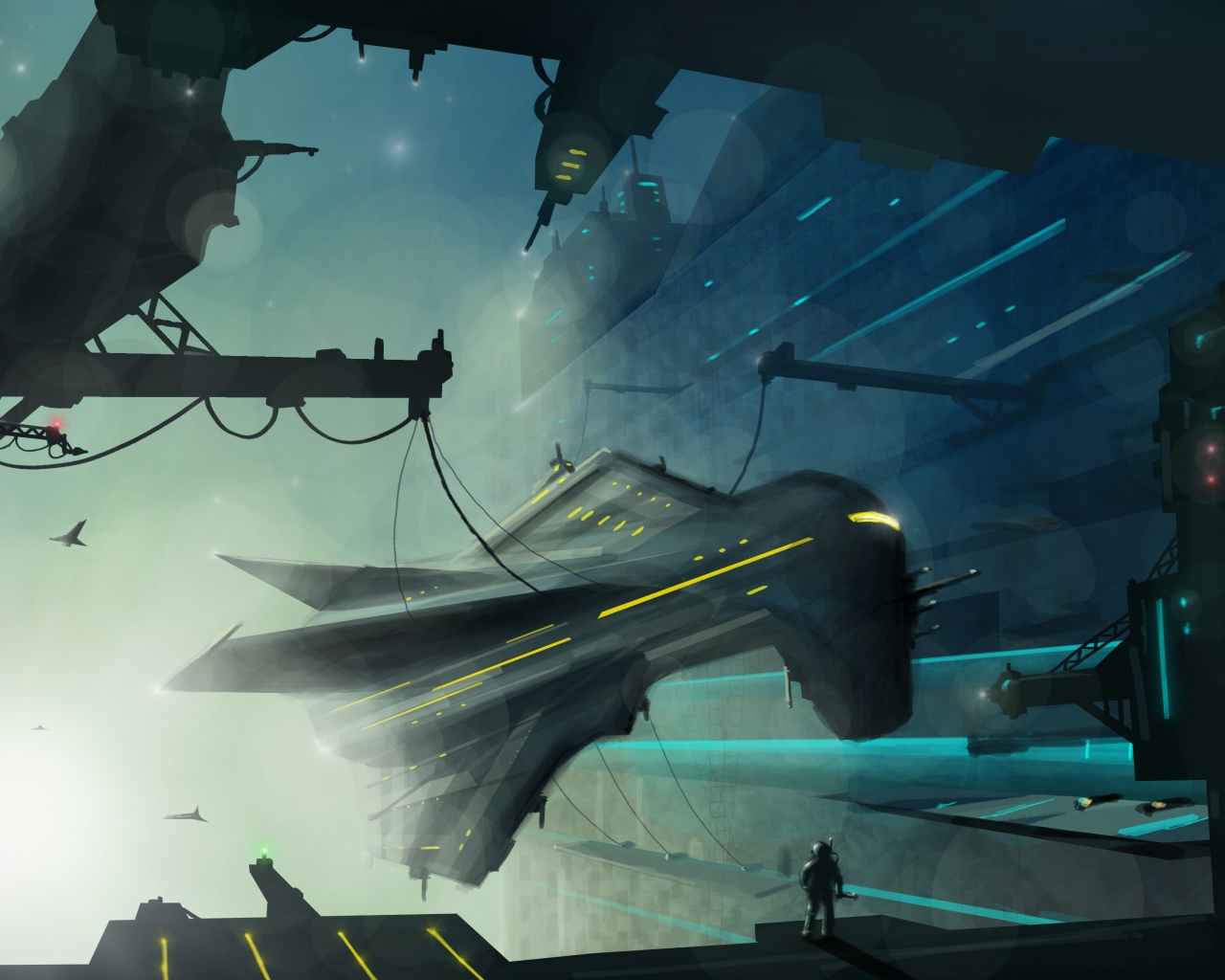 Космопорт обои