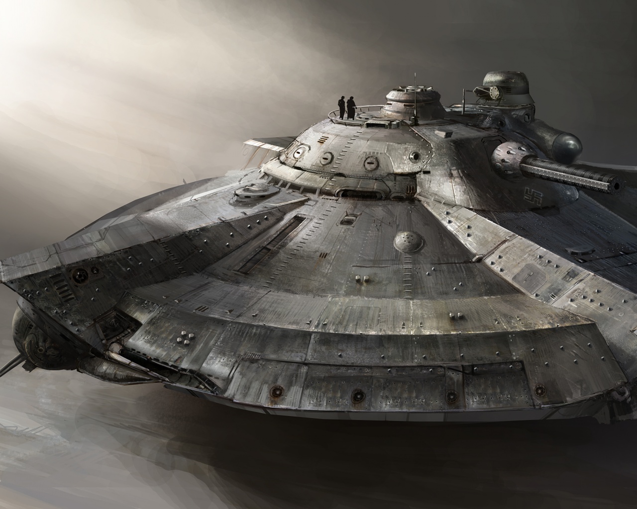 Летающая тарелка. Разработка Рейха. обои