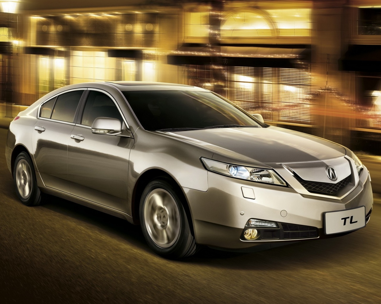 Acura в движении обои