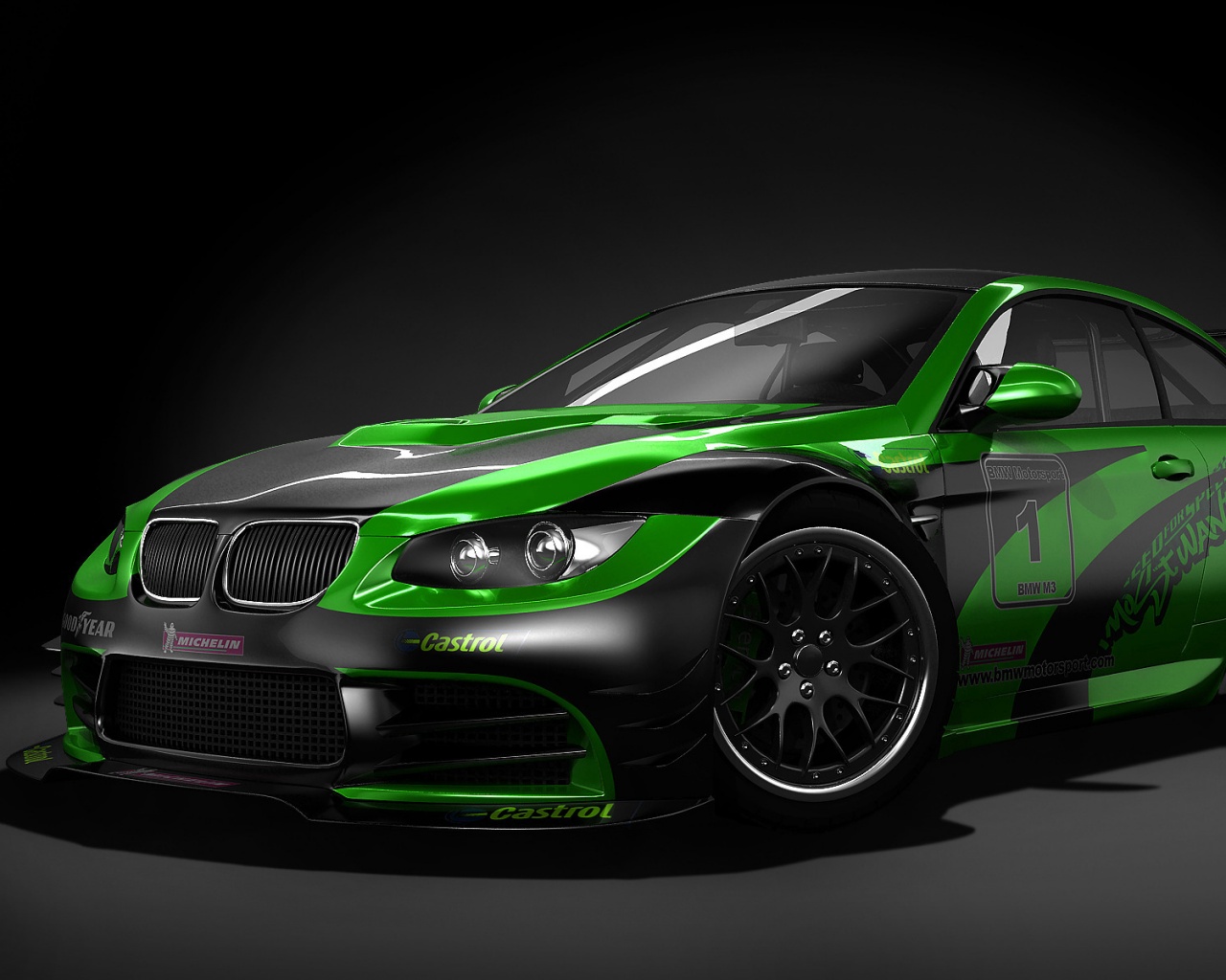 Гоночный BMW M3 обои