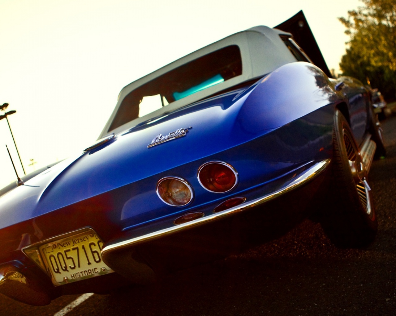 Ретро Chevrolet Corvette обои