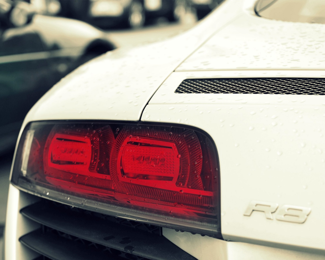 Задняя фара Audi R8 обои