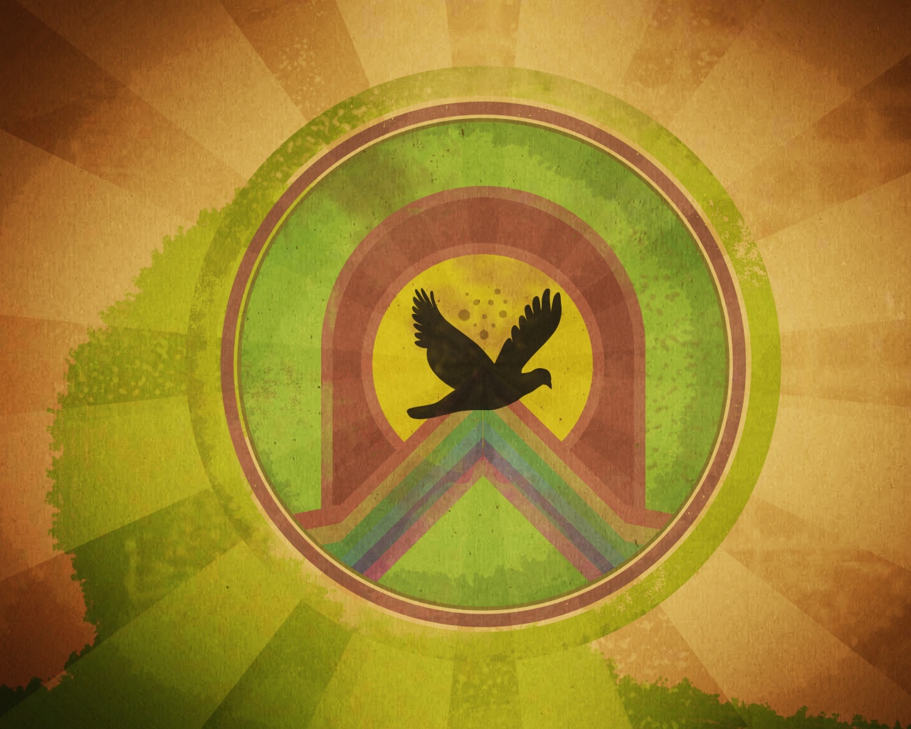 Голубь мира обои
