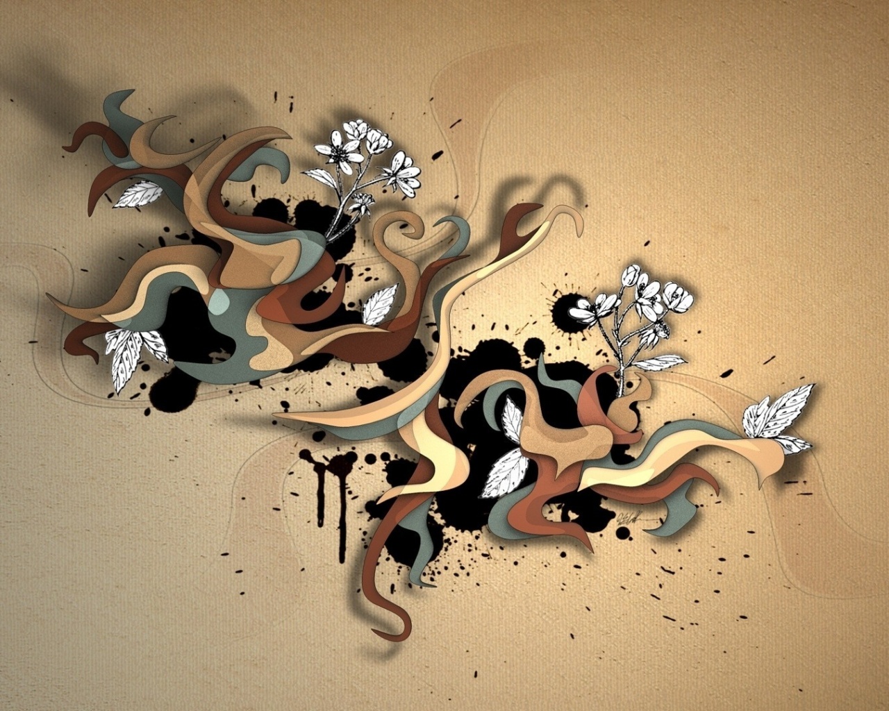 Природная абстракция обои