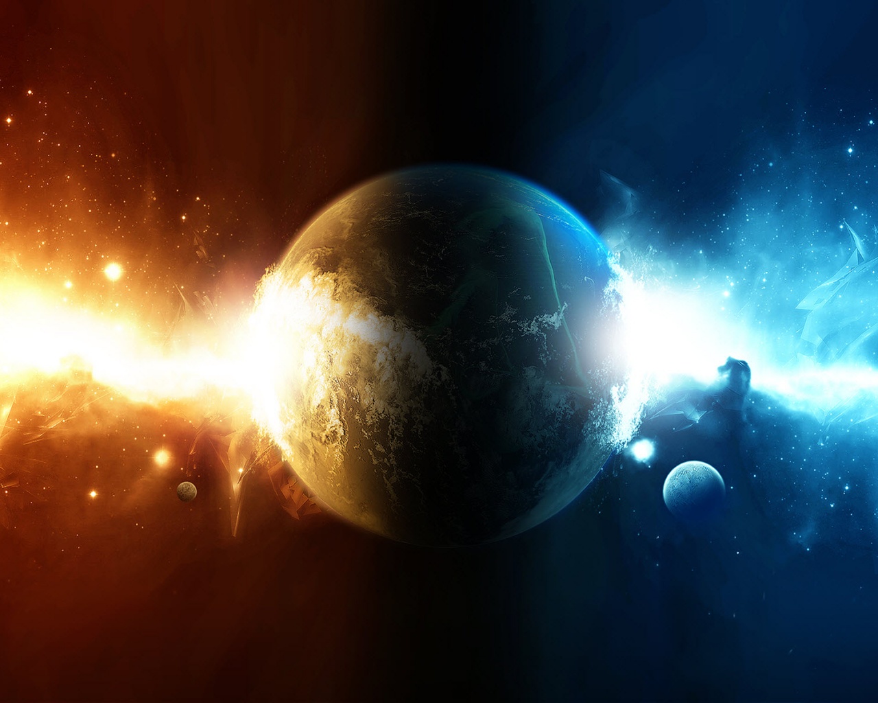 Между холодом и жаром обои