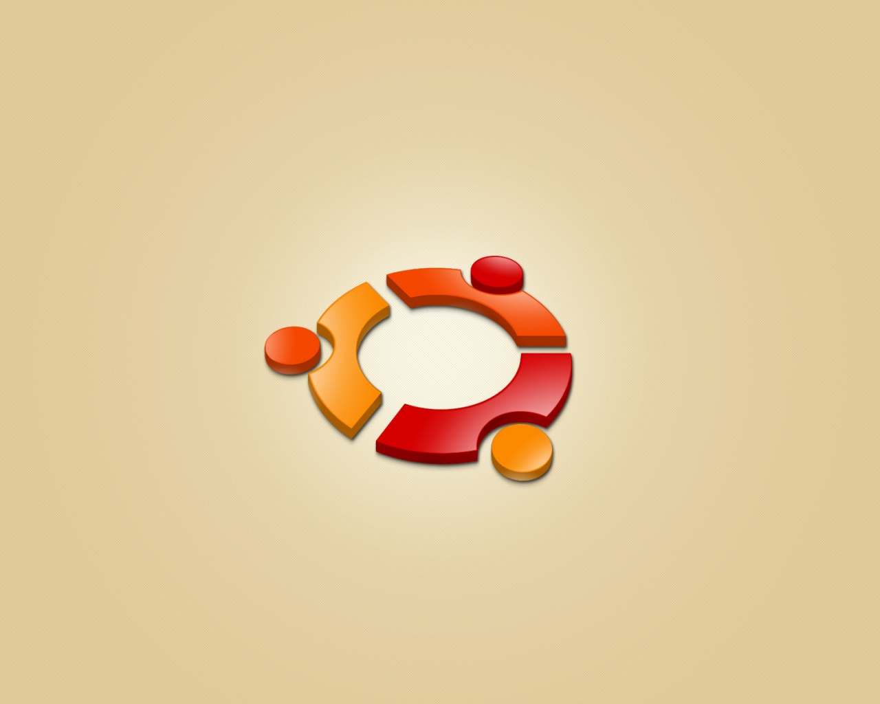 Официальный логотип Убунту обои