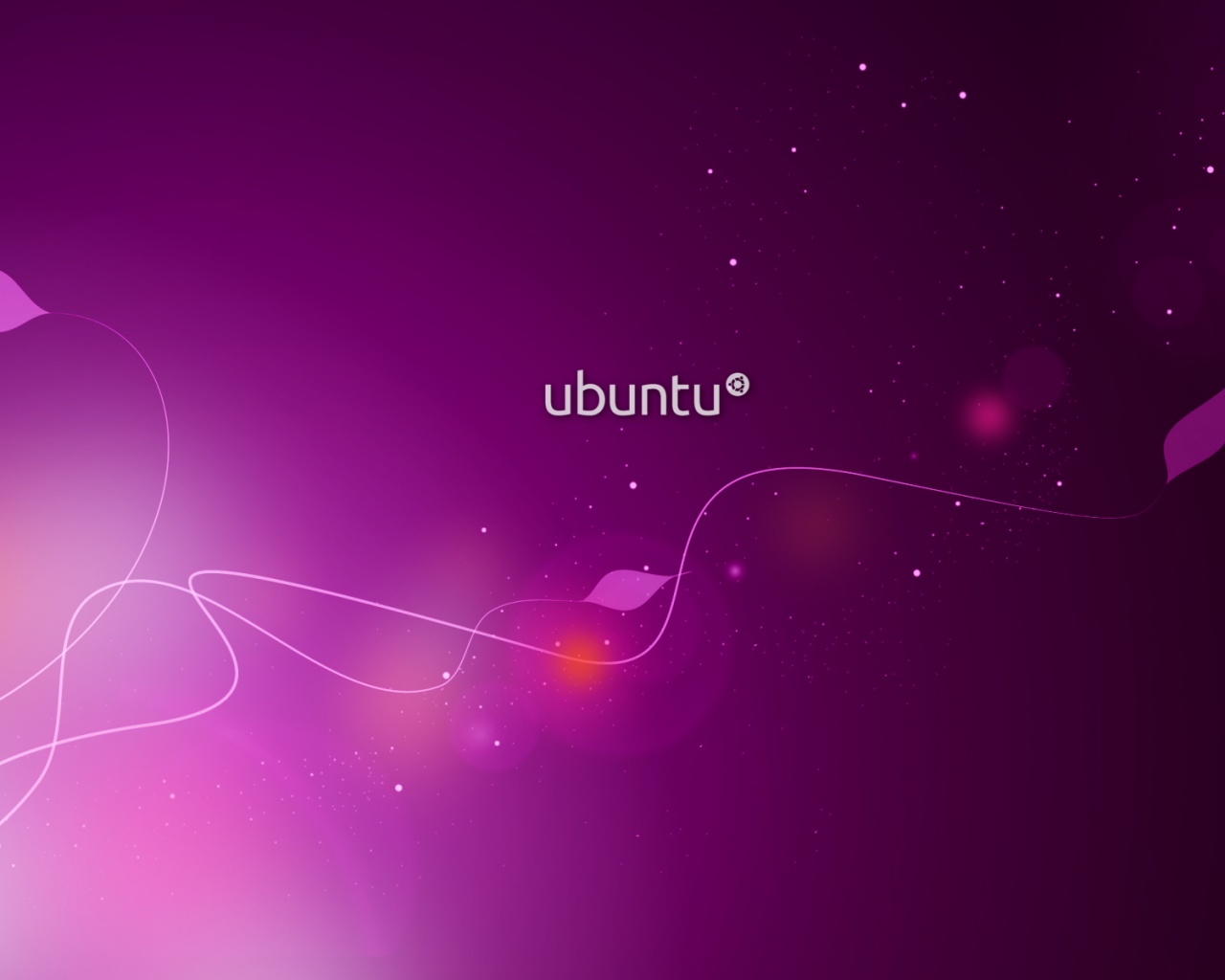 Сиреневые обои Ubuntu обои