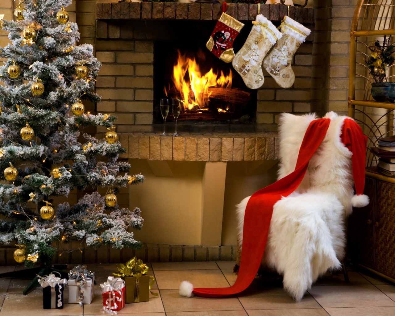 Рождественская атмосфера обои