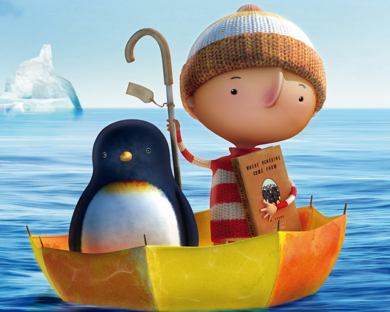 Откуда приходят пингвины обои