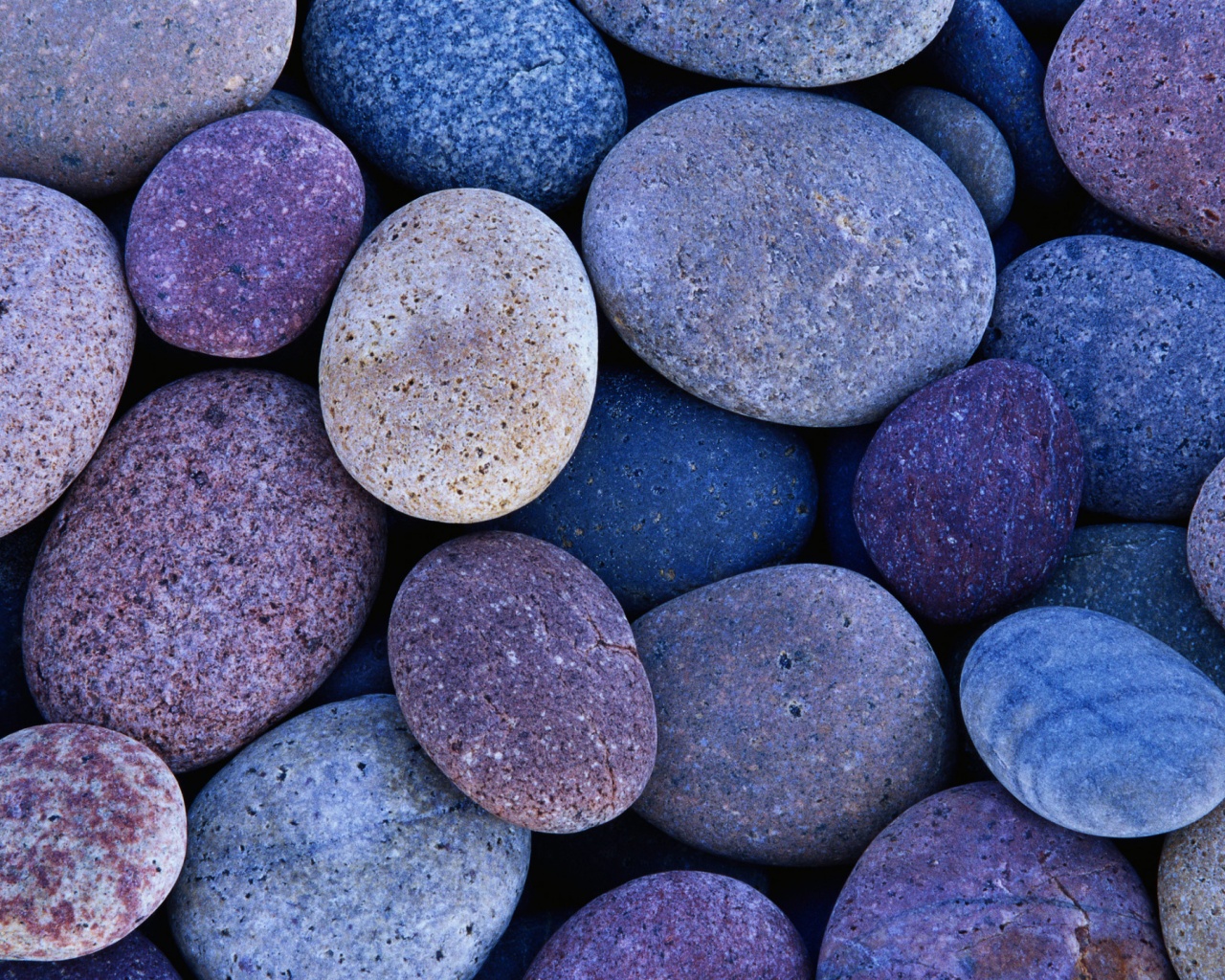 Разноцветная галька обои