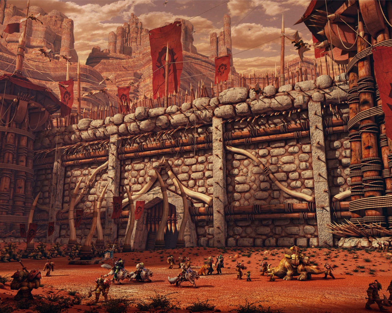 Крепость орков обои