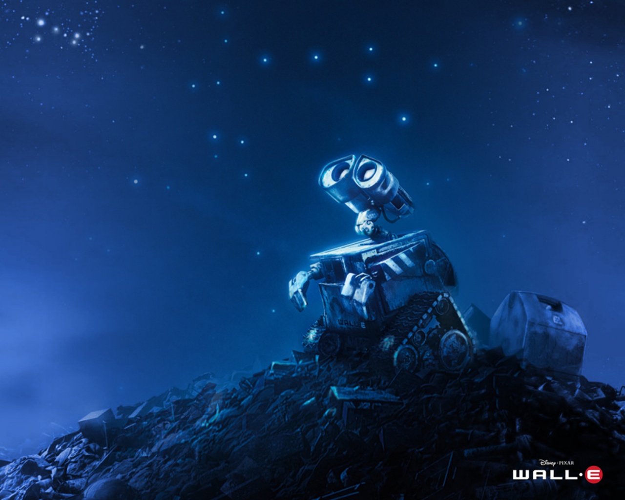 Валли и звезды обои