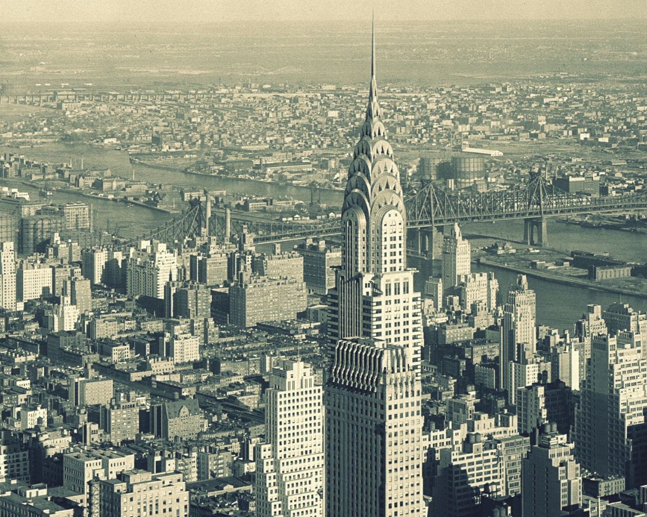 Панорама Нью-Йорка обои