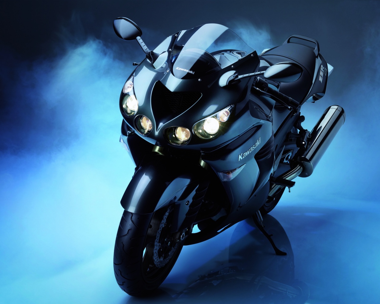 Мотоцикл Кавасаки ZX14 обои