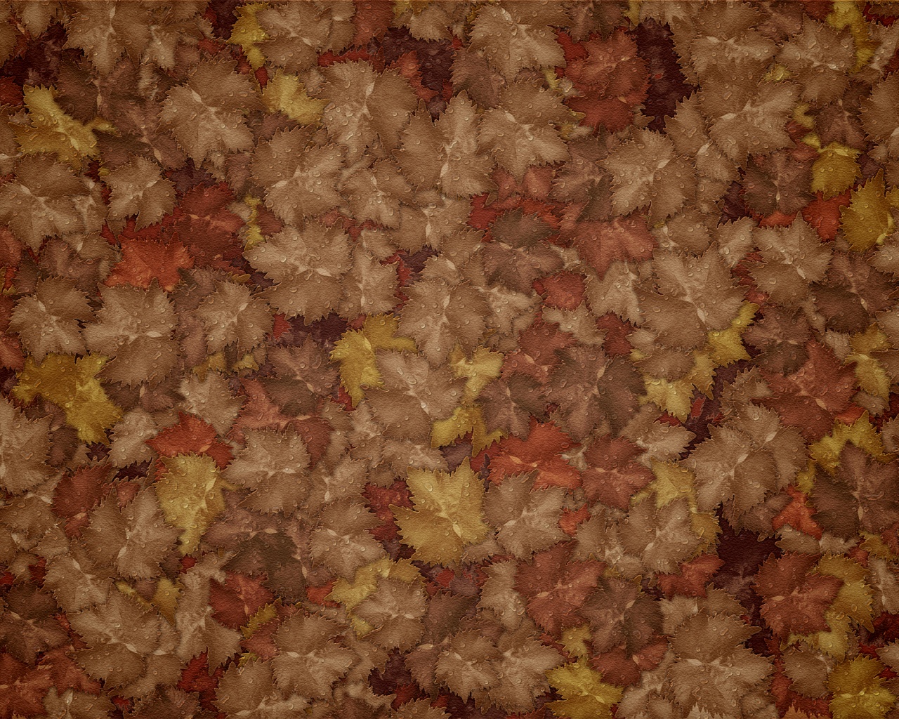 Осенние листья обои