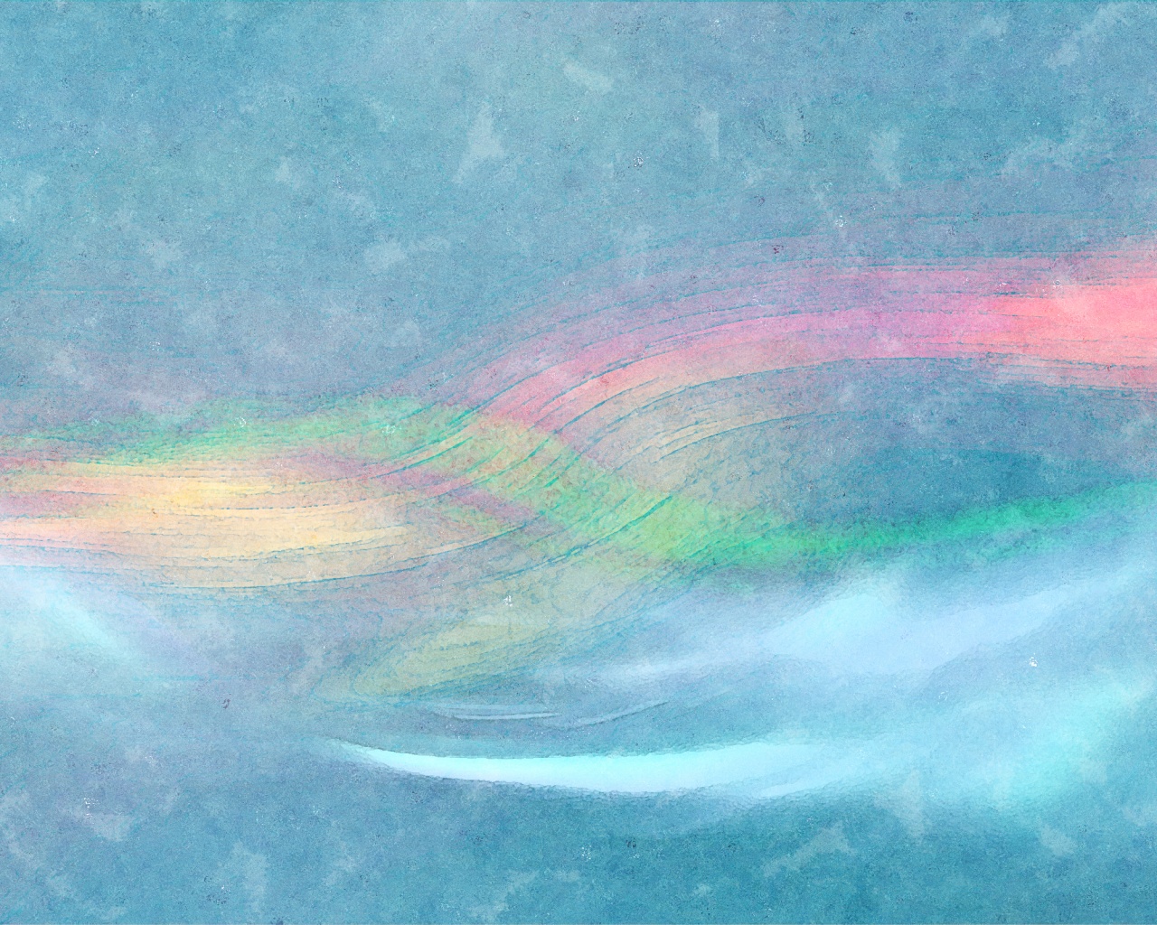 Радужные волны обои