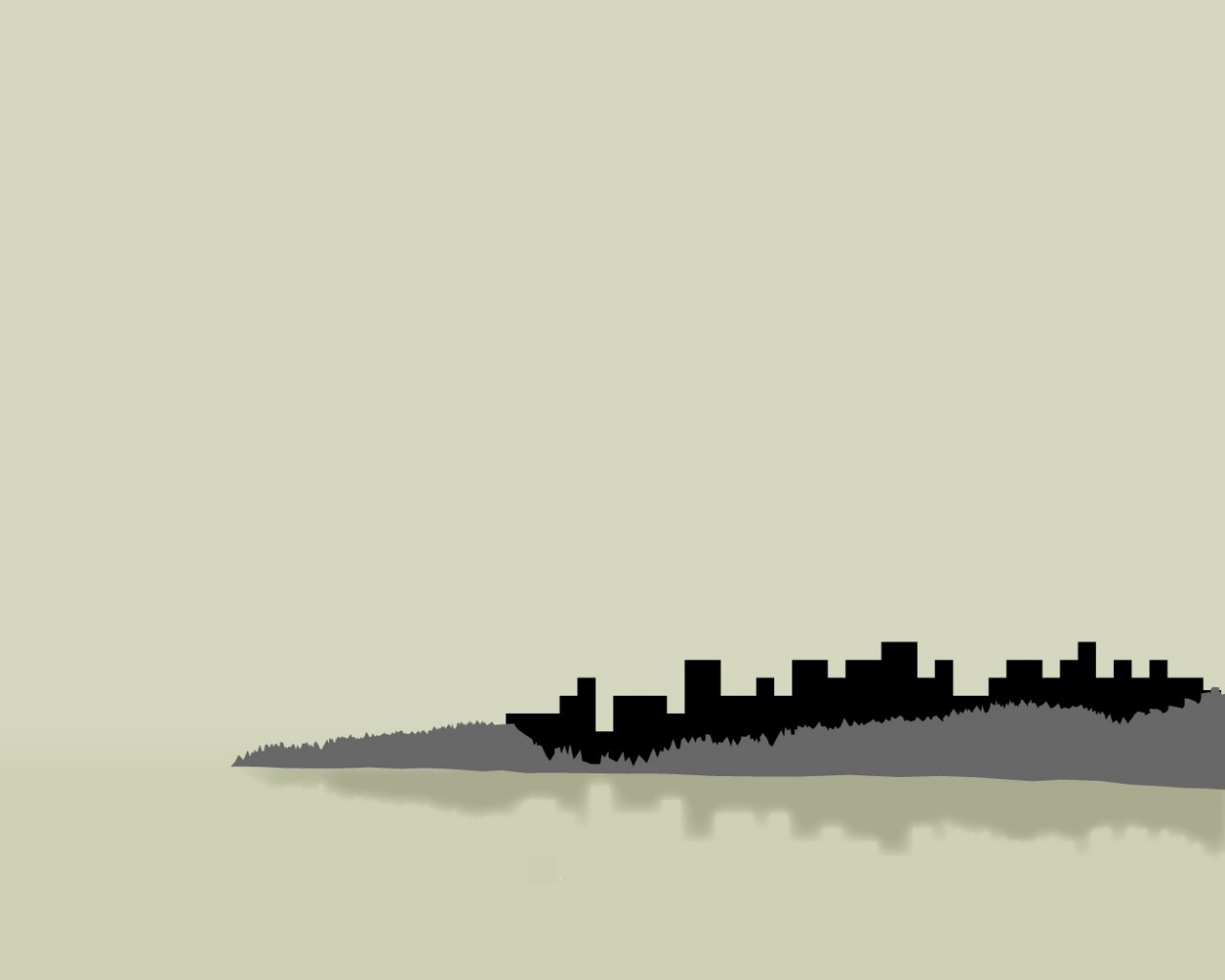 Векторный город обои