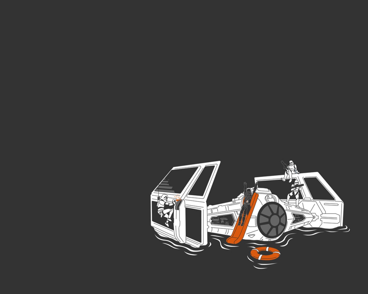 Истребитель империи в экстренной ситуации обои