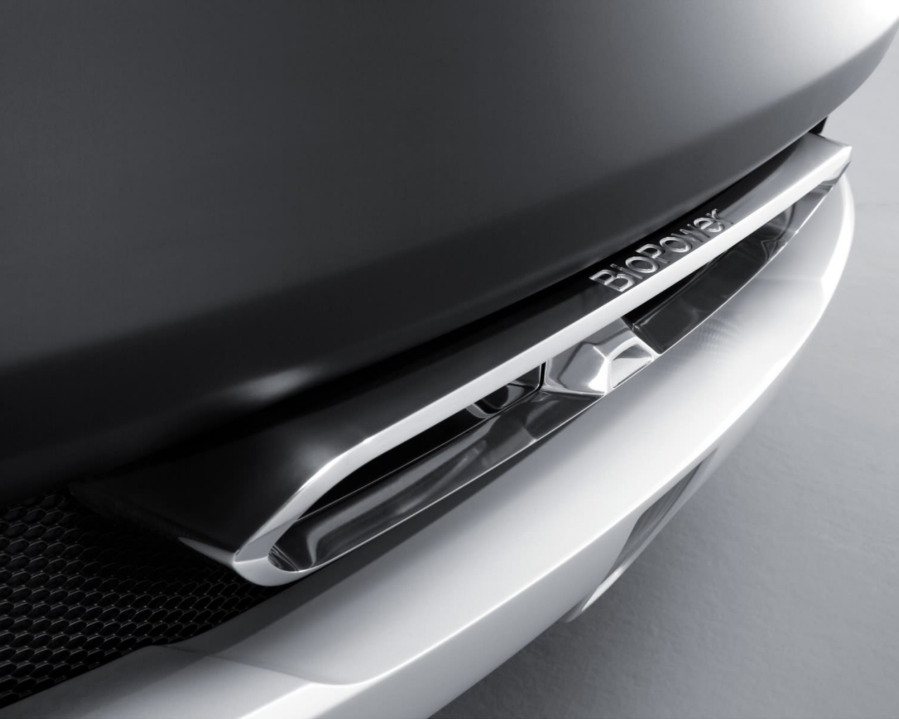 Хромированный бампер обои