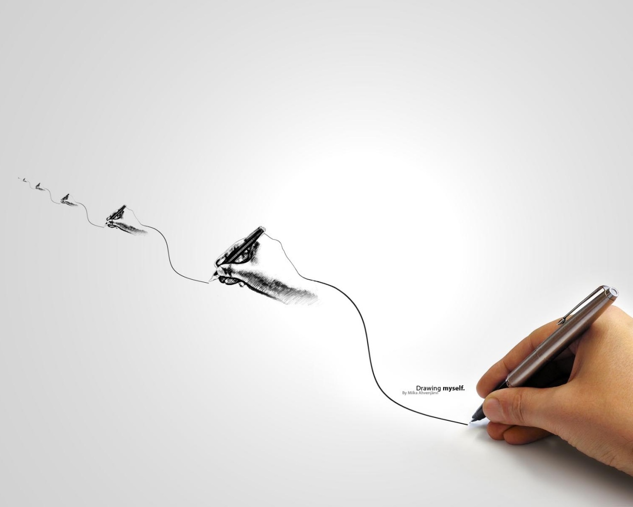 Рисунок - рекурсия обои