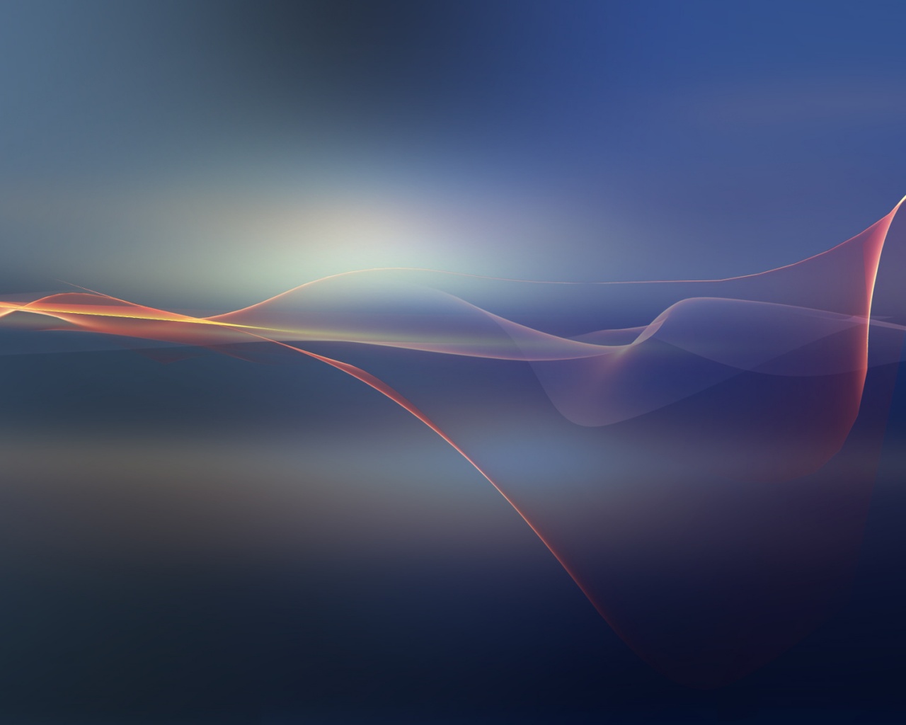 Абстрактные минималистичные волны обои