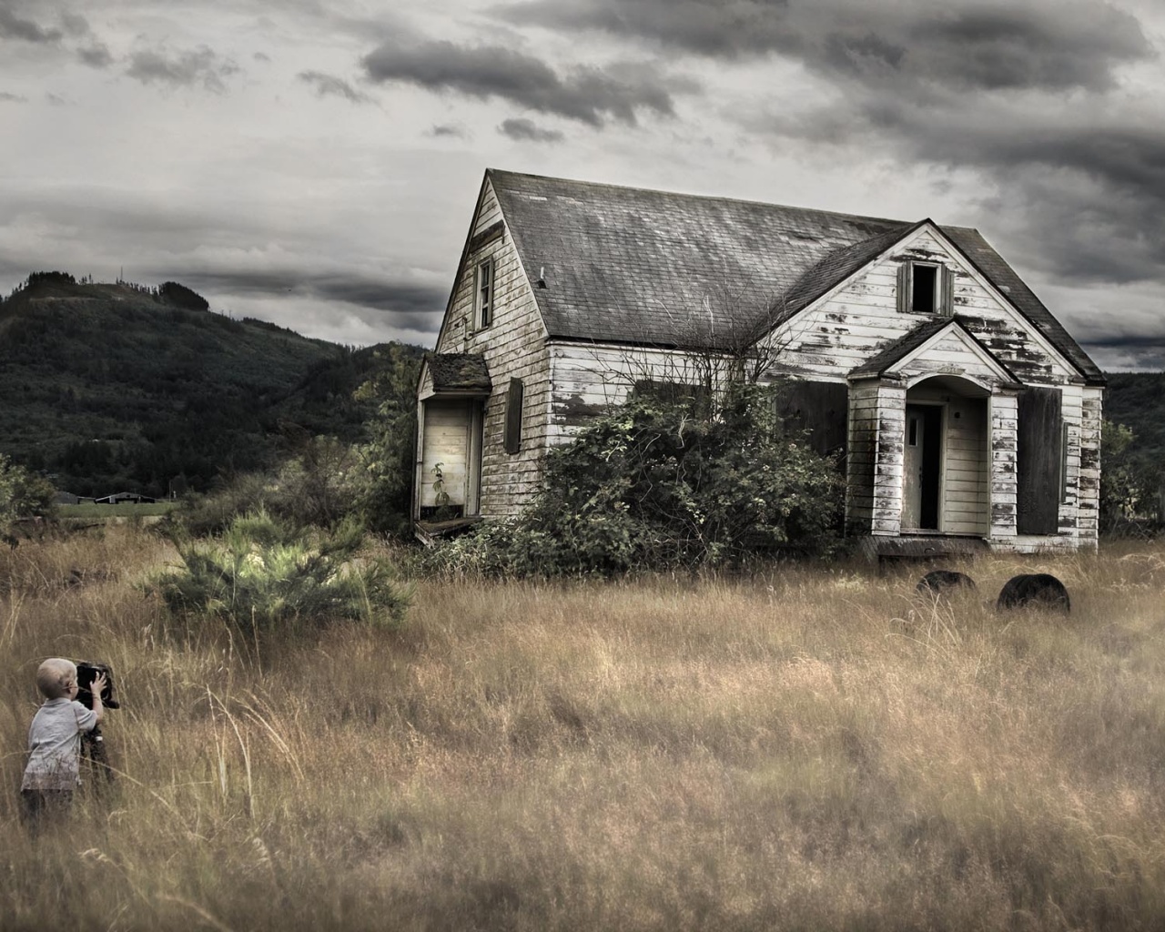 Старый дом обои