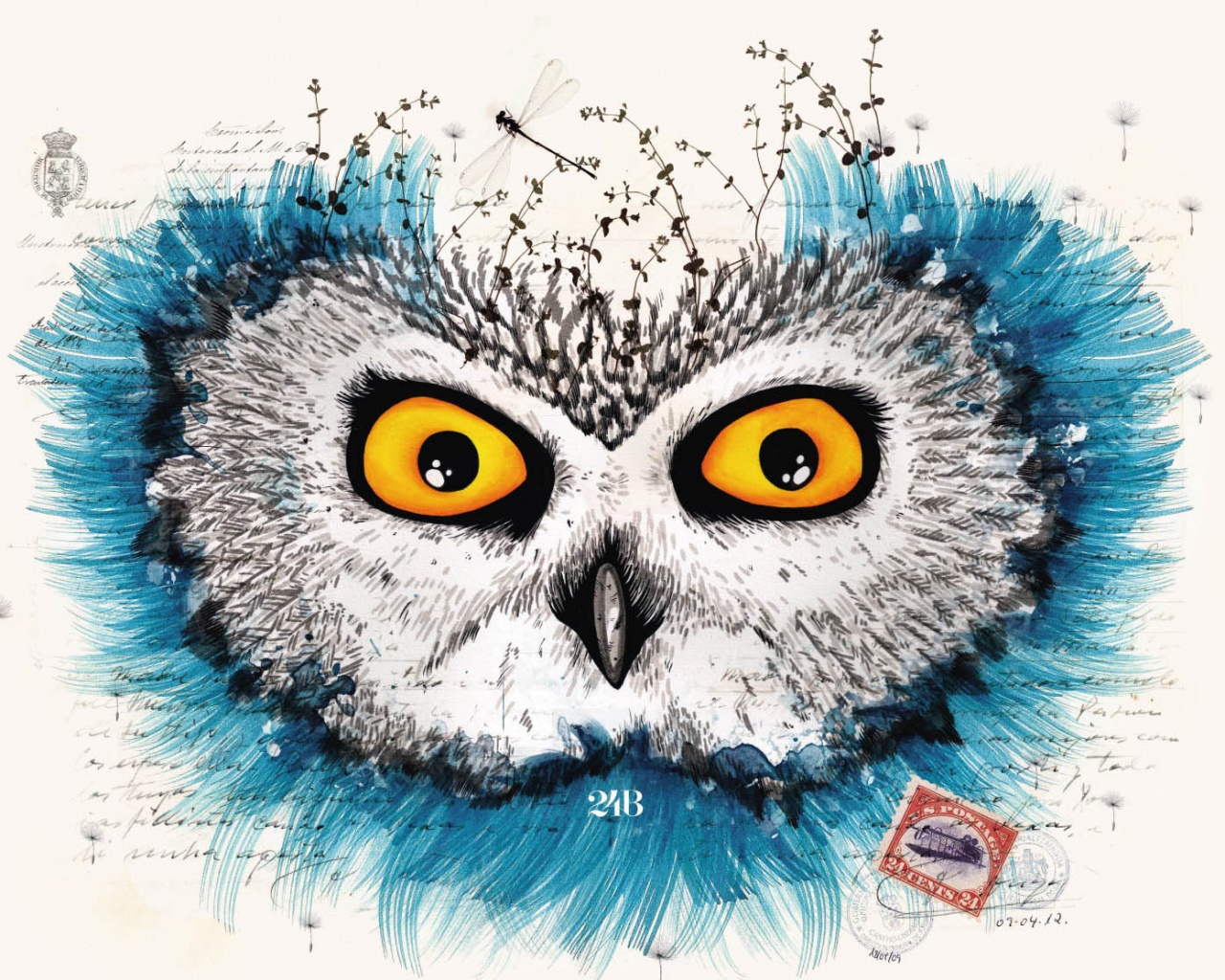 Обои сова для mac book обои