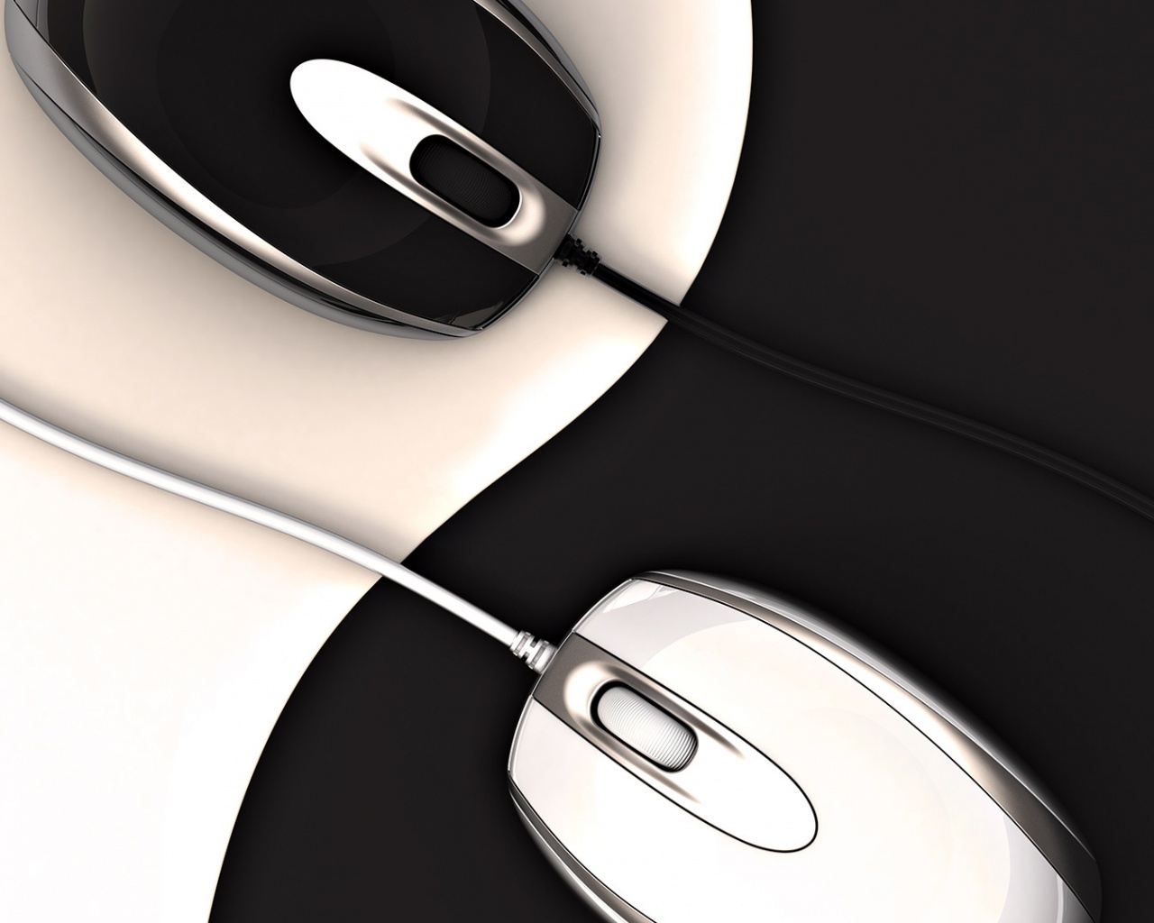 Инь Янь мышки обои